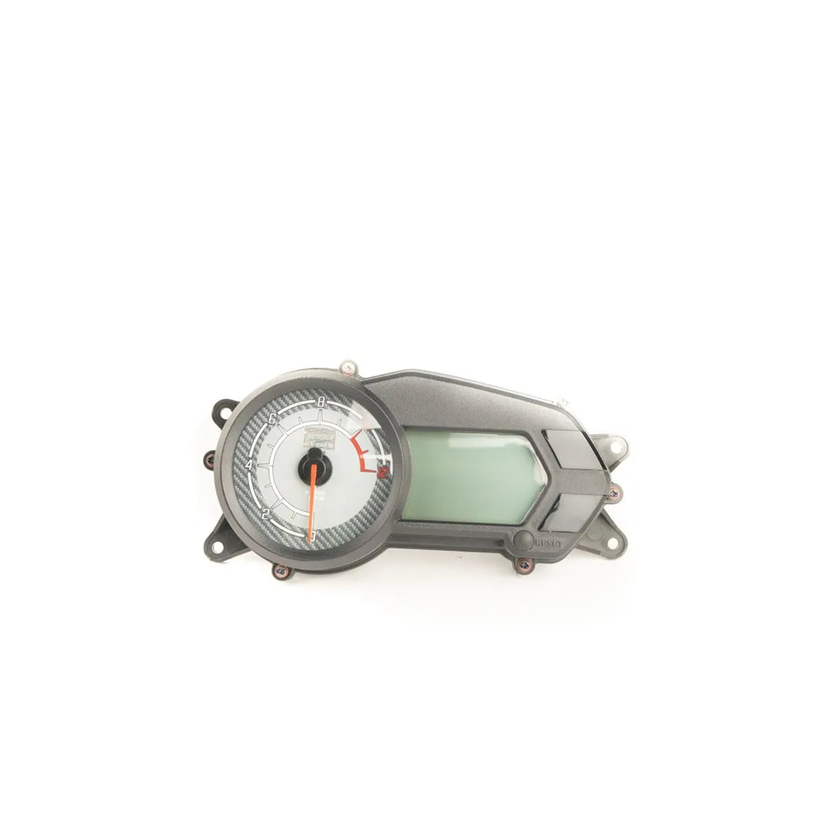 Velocímetro completo para Bajaj Pulsar 135 LS marca Indian Spare referencia 11069358 vista frontal tablero digital.