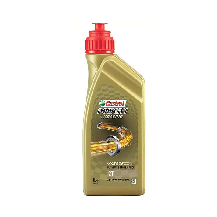 Aceite Castrol Power 1 Racing 2T 1L - 100% Sintético para Motores de Alto Rendimiento