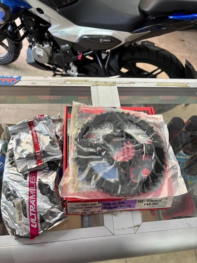 Kit de Arrastre Pulsar NS160 con O-Ring (Cadena Reforzada) - Indian Spare 110695111
