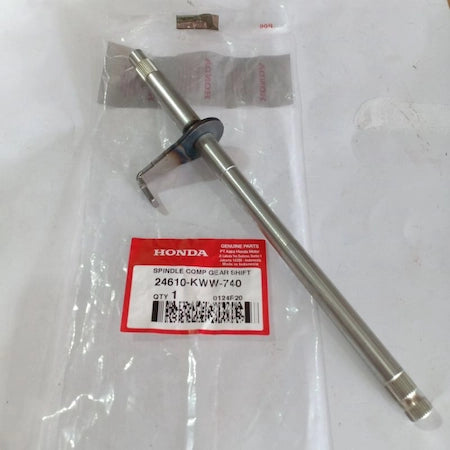 Eje de cambios de velocidades original Honda para Wave 110 y CRF110F referencia 24610-KWW-740 - Electromotors
