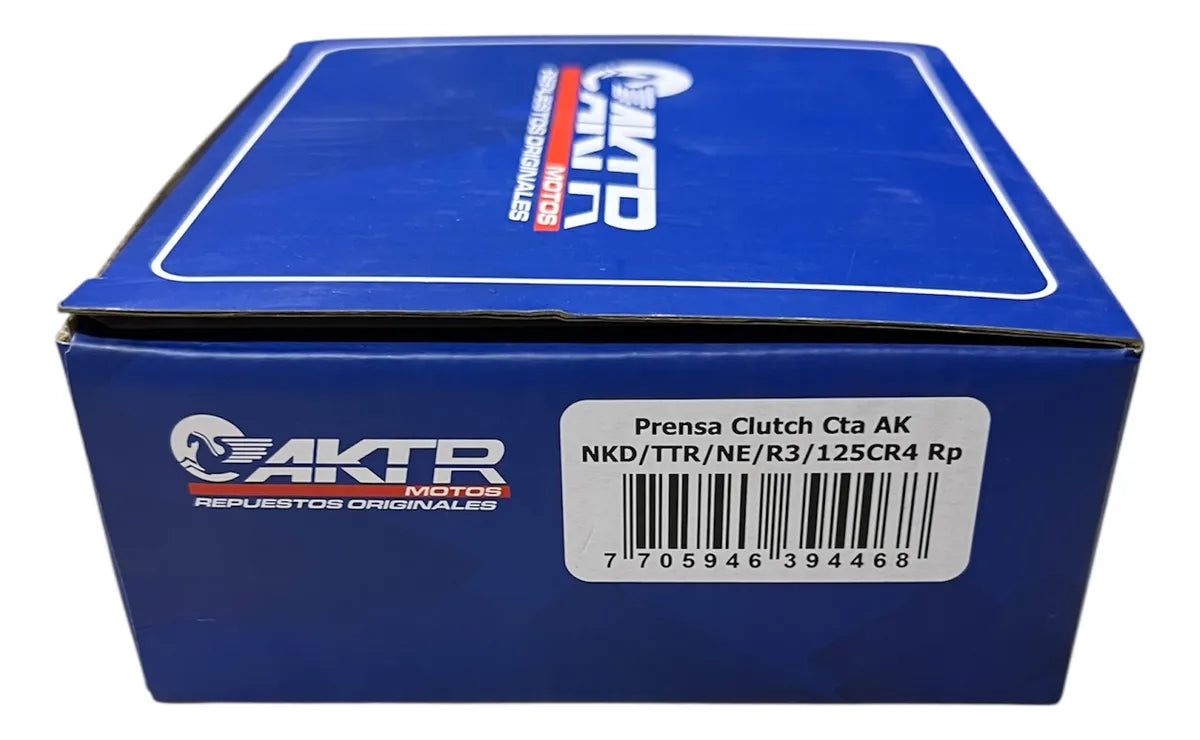 Prensa de clutch completa para motocicletas AKT NKD 125 y TTR 125 referencia 7705946394468 - Electromotors