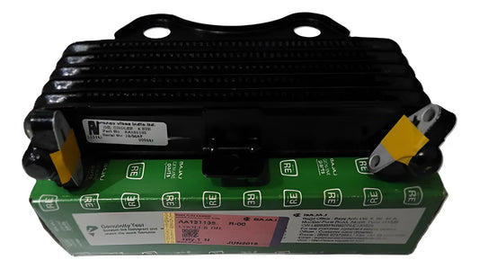 Radiador de aceite original Bajaj para motocarros RE 205 y Máxima referencia AA121135 - Electromotors