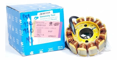 Corona de bobinas estator original Bajaj para Pulsar 150 y 160 NS referencia JE351009 - Electromotors