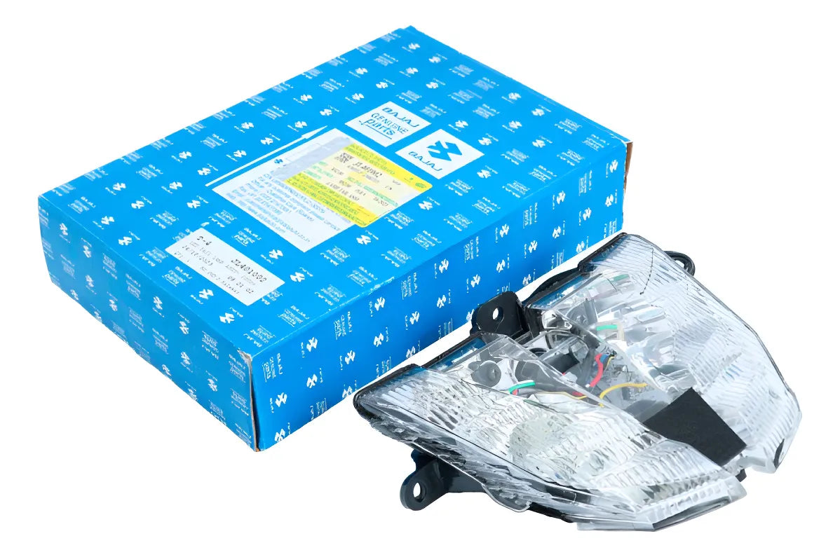 Unidad de stop trasero LED original para Bajaj Pulsar NS 200 y NS 160, referencia de parte JL401002, repuesto genuino de alta visibilidad