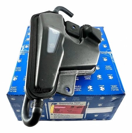 Tanque de reserva para líquido refrigerante original Bajaj Pulsar NS 200, referencia JL6012355, depósito traslúcido de alta resistencia.