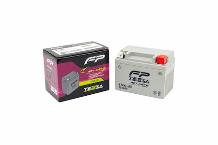 Batería Ion Ultra AGM negra para motocicleta Honda CB110 y Suzuki Best 125, referencia PN006350, tecnología sellada de alto rendimiento.