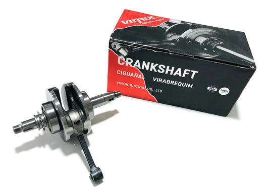 Cigüeñal completo con biela para moto Bajaj Discover 150 marca Vitrix referencia VB10219 - Electromotors
