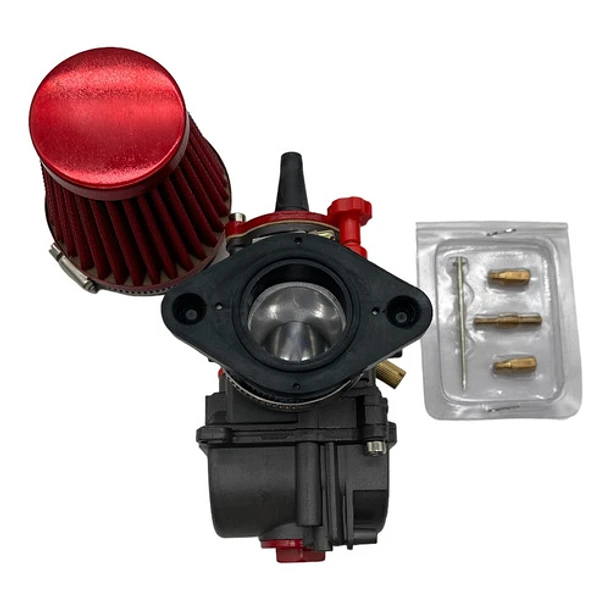 Carburador PWK 28mm cortina plana Vitrix modificado para alto desempeño referencia VU40042 - Electromotors